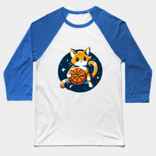 cat basketball Baseball T-Shirt